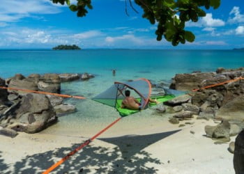 Tenstile’s ‘floating’ backpacking tent lets you sleep 5