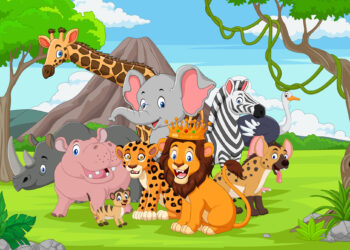 Jungle Safari Background Ideas for Social Media Posters 3